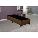 Ver imagem 2 de Base Box Blindado Solteirão AColchoes Suede Marrom 40x96x203