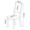 Ver imagem 4 de Conjunto Mesa de Jantar Leblon com 4 Cadeiras Móveis
