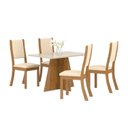 Ver imagem 2 de Conjunto Mesa de Jantar Leblon com 4 Cadeiras Móveis