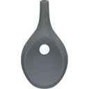 Ver imagem 1 de Vaso Decorativo Enfiete Casa Aparador Garrafa Home&co Cerâmica 31x16x11cm Cinza