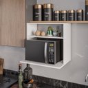 Ver imagem 2 de Suporte Microondas com Nicho Porta Tempero para Cozinha Louis 60cm M12 - D'rossi