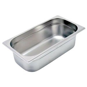 Cuba Gastronômica de Inox Gn - 1/3 100mm