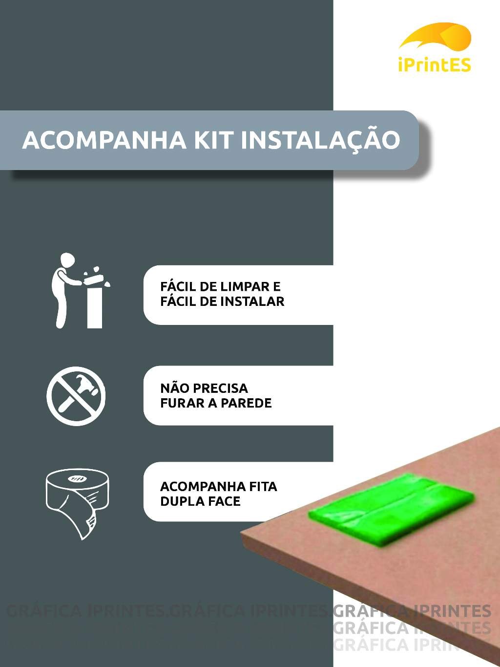 Kit 3 Quadros Decorativos Hoje Vai Ser Um Bom Dia - 40x60 - Moldura Madeira - 3