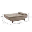 Ver imagem 4 de Sofá Cama 3 Lugares 192cm Luna