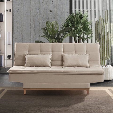 Sofá Cama 3 Lugares 192cm Luna