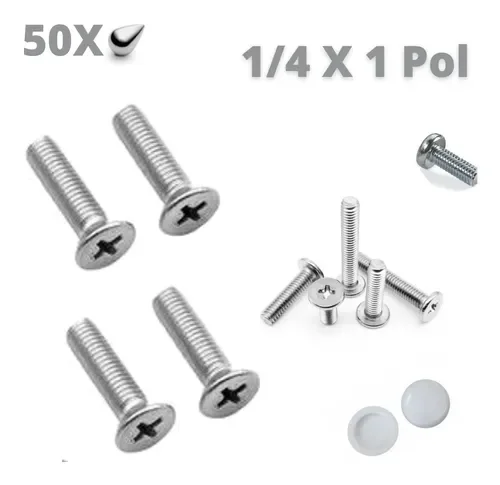 Ver imagem 4 de Parafuso 1/4 X 1 Pol. Cab. 13 Tamp. F. Philips Rosca Maq. Zb (Kit com 50)