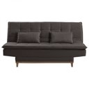 Ver imagem 2 de Sofá Cama 3 Lugares 192cm com Pés de Madeira Luna