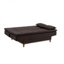 Ver imagem 5 de Sofá Cama 3 Lugares 192cm com Pés de Madeira Luna