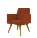 Ver imagem 1 de Poltrona Decorativa Taita Cor Terra Cota