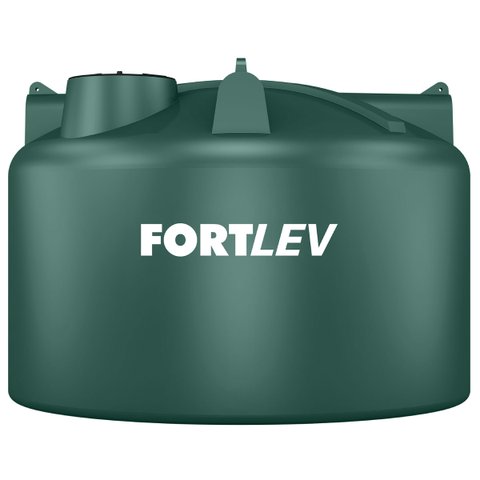 Tanque Polietileno 15.000l Vertical Verde Fortlev