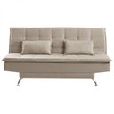 Ver imagem 2 de Sofá Cama 3 Lugares 192cm com Pés de Alumínio Luna 