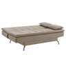 Sofá Cama 3 Lugares 192cm com Pés de Alumínio Luna  - 5