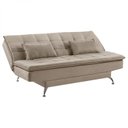 Ver imagem 7 de Sofá Cama 3 Lugares 192cm com Pés de Alumínio Luna 