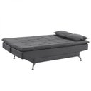 Ver imagem 5 de Sofá Cama 3 Lugares 192cm com Pés de Alumínio Luna