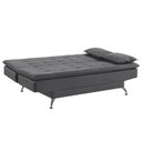 Ver imagem 5 de Sofá Cama 3 Lugares 192cm com Pés de Alumínio Luna 