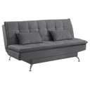 Ver imagem 6 de Sofá Cama 3 Lugares 192cm com Pés de Alumínio Luna 