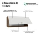 Ver imagem 3 de Armário Aéreo 70 Cm 1 Porta Basculante Vik Madesa.