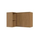 Ver imagem 3 de Armário Aéreo Canto Reto 1 Porta com Nicho Gaia  Móveis