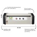 Ver imagem 5 de Kit Plastificadora Poliseladora P380 Polaseal A3 100un 220v