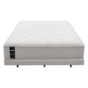 Ver imagem 1 de Cama Box Conjugado Queen com Colchão 158x64x198 Nevasca Gazin Cr35296 Branco Cinza Claro