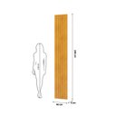 Ver imagem 3 de Modulo Adicional Painel Pratic Ripado Central 240cm Cedro