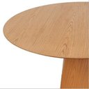 Ver imagem 2 de Mesa de Jantar Cone 120cm Base Madeira Laminada - Tampo Laminado Madeira - Marrom