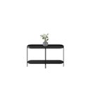 Ver imagem 1 de Aparador Monaco 139cm em Couro Preto e Preto Tx Linea Brasil