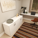 Ver imagem 6 de Armário Multiuso Escritório 75x160cm 4 Portas com Chave Corp 25 Branco