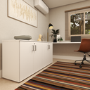 Ver mais imagens de Armário Duplo Baixo para Escritório 4 Portas Corp 25 Bramov Móveis