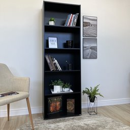 Estante para livros com Sapatas Antiumidade 5 Prateleiras Multy - 14 Estante para livros com Sapatas Antiumidade 5 Prateleiras Multy - 14