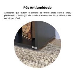 Estante para livros com Sapatas Antiumidade 5 Prateleiras Multy - 9 Estante para livros com Sapatas Antiumidade 5 Prateleiras Multy - 9