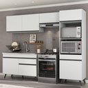 Ver imagem 1 de Armário de Cozinha Compacta 4 peças MP3693.964 Veneza Multimóveis Branco