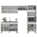 Ver imagem 6 de Armário de Cozinha Compacta 4 peças MP3693.964 Veneza Multimóveis Branco