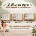 Ver imagem 7 de Conjunto de Quarto Flor 4 Portas 6 Gavetas MDP Amadeirado-Branco Multimóveis