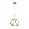 Pendente Moderno Dourado 25cm Led 35W Bivolt PARIS LUZ - 1