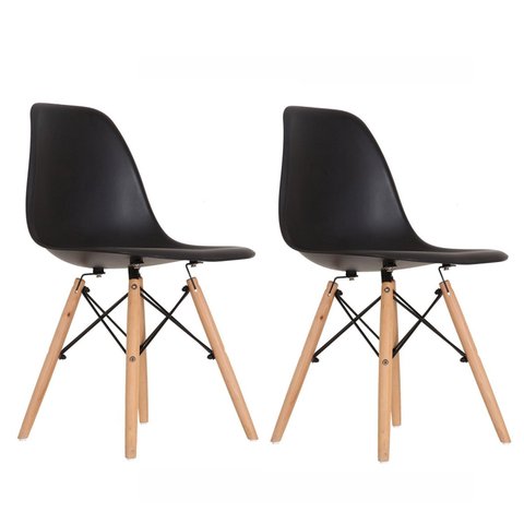 Kit 2 Cadeiras Eames PP Dsw-m 