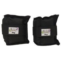 Caneleira 3kg Fitness, Musculação. - Preto - 1