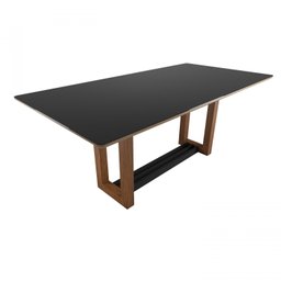 Conjunto Mesa Tampo com Vidro com 8 Cadeiras Madeira Maciça Taeda Julia Louise - 5