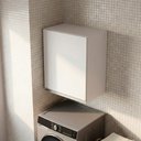 Ver imagem 2 de Armário Aéreo Multiuso Lux 40cm 100%mdf 01 Porta Branco - Desk Design