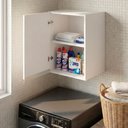 Ver imagem 6 de Armário Aéreo Multiuso Lux 40cm 100%mdf 01 Porta Branco - Desk Design