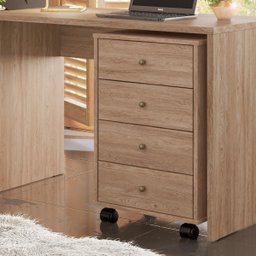 Gaveteiro 4 Gavetas Presence - 1 Gaveteiro 4 Gavetas Presence - 1