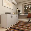 Ver imagem 6 de Armário Duplo Baixo Para Escritório 4 Portas Corp 25