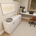 Ver imagem 7 de Armário Multiuso Escritório 75x160cm 4 Portas com Chave Corp 25 Cinza