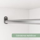Ver mais imagens de Quarto Bebê Completo Berço 3 em 1/Guarda-Roupa 4 Portas/Cômoda 4 Gavetas Vicente Multimóveis