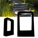 Ver imagem 1 de Kit de 2 Luminárias Balizador Retangular de Jardim Piso Led