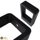 Ver imagem 2 de Kit de 2 Luminárias Balizador Retangular de Jardim Piso Led