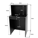 Ver imagem 6 de Balcão Caixa Atendimento Comercial Recepção 600x420 netmobil - Preto