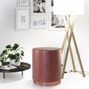 Ver imagem 1 de Banco Puff Estofado Redondo Decorativo Viena Telha Adz