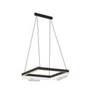 Ver imagem 4 de Lustre Pendente Newline Fit LED 740 Bivolt Preto 3000K Luz Amarela