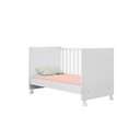 Ver imagem 4 de Berço Mini Cama Dois em Um Doce Sonho Mdf Qmovi: Branco